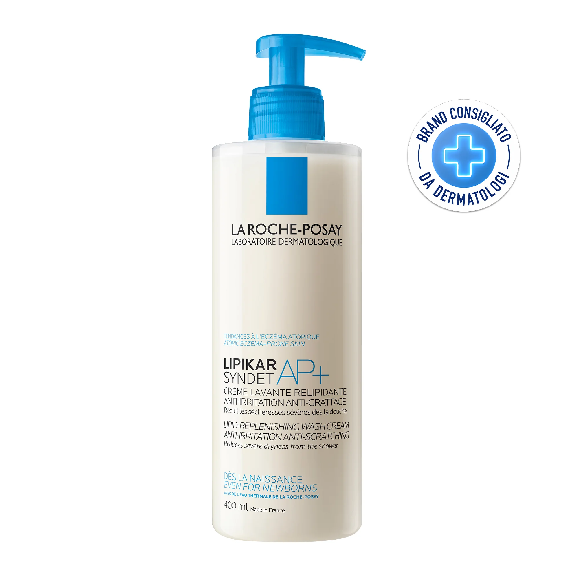 La Roche Posay Lipikar Syndet AP+ 400 ml Crema Corpo Detergente Lenitiva