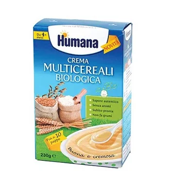 HUMANA CREMA MULTICEREALI BIOLOGICA 230 G