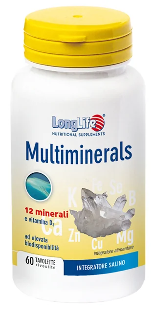 LONGLIFE MULTIMINERAL INTEGRATORE SALI MINERALI 60 TAVOLETTE