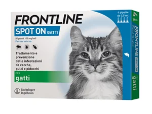 Frontline Spot On Per Gatti 4X0,50Ml Prevenzione delle infezioni da zecche