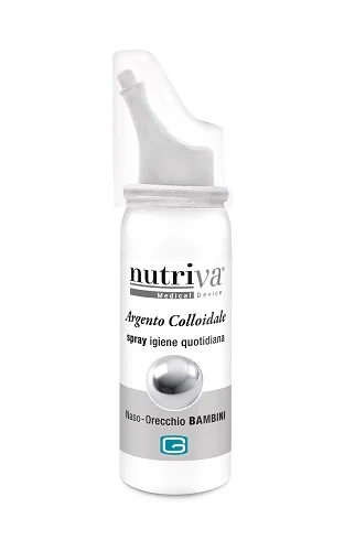 NUTRIVA ARGENTO COLLOIDALE SPRAY PULIZIA NASO E ORECCHIE BAMBINI 30 ML