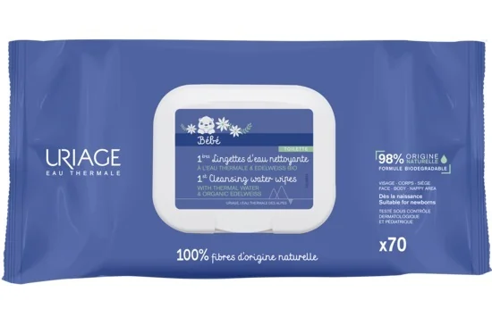 URIAGE BEBE SALVIETTINE DET ACQUA70PZ