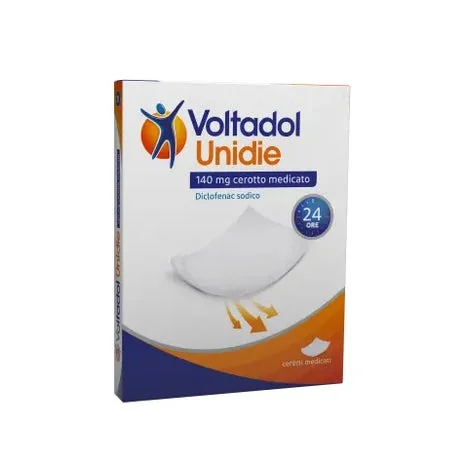 VOLTADOL UNIDIE 10 CEROTTI MEDICATI 140 MG