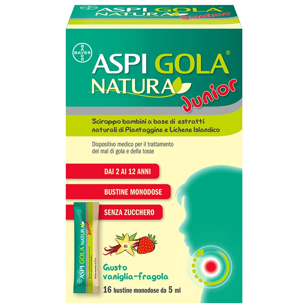 ASPI GOLA NATURA JUNIOR SCIROPPO 16 BUSTINE