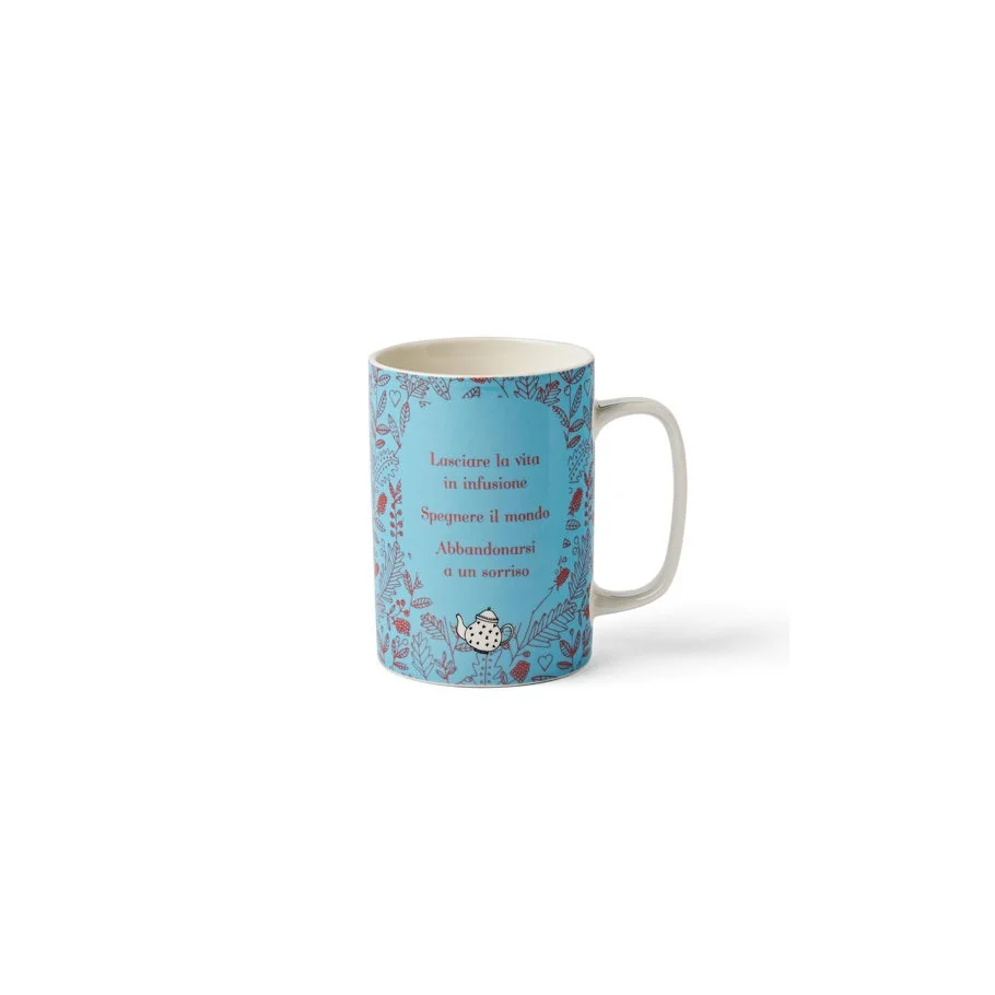 NEAVITA MUG LEZIONI DI TE' AZZURRA DA 350ML