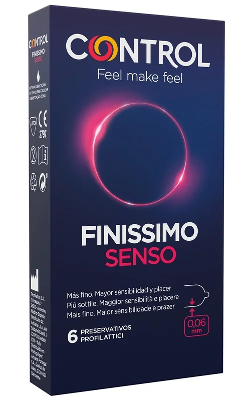 CONTROL FINISSIMO SENSO PRESERVATIVI 6 PEZZI