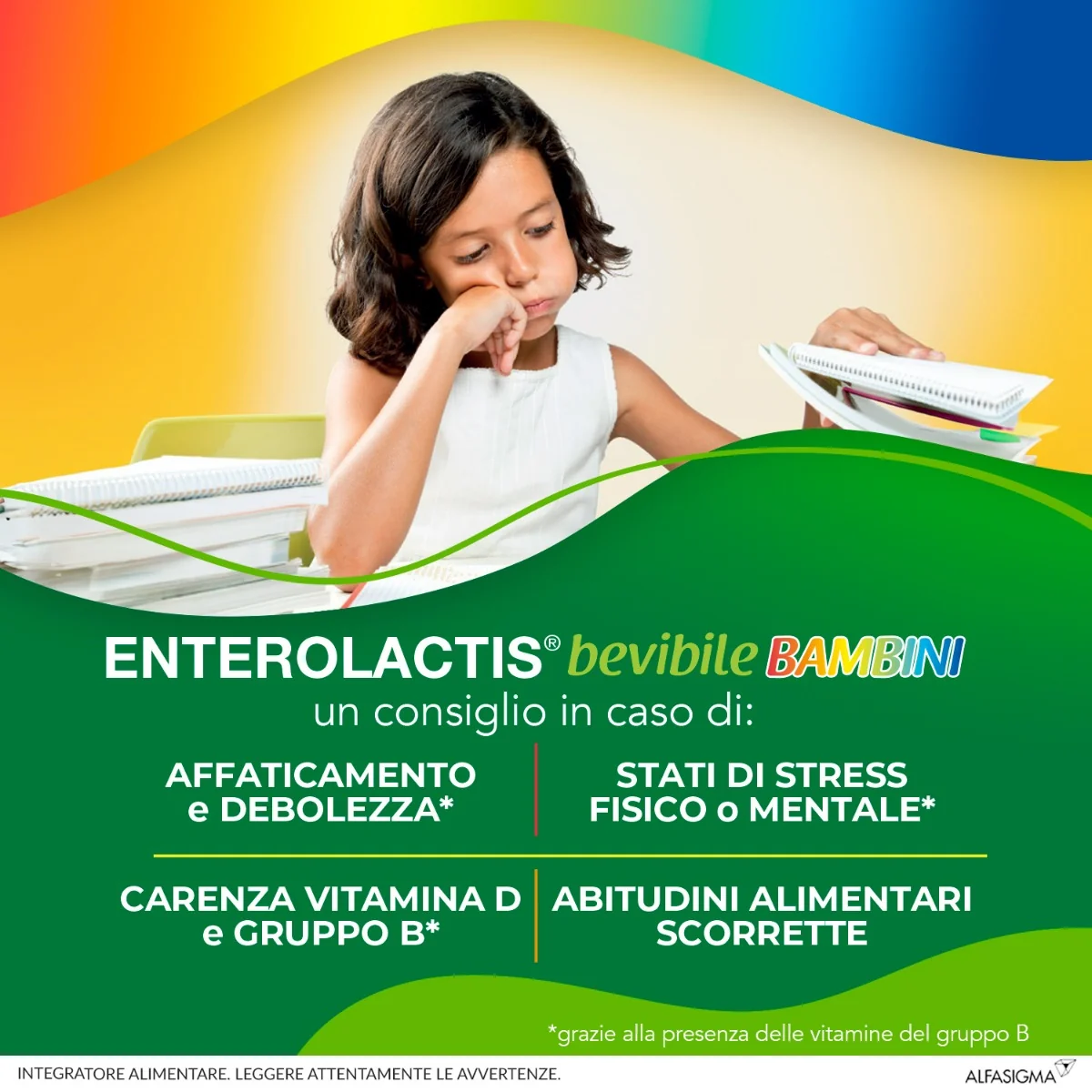 Enterolactis Bevibile Bambini 12 Flaconcini x 10 Ml Integratore Fermenti Lattici