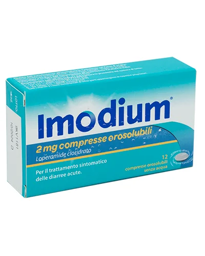 IMODIUM 12 COMPRESSE OROSOL 2MG