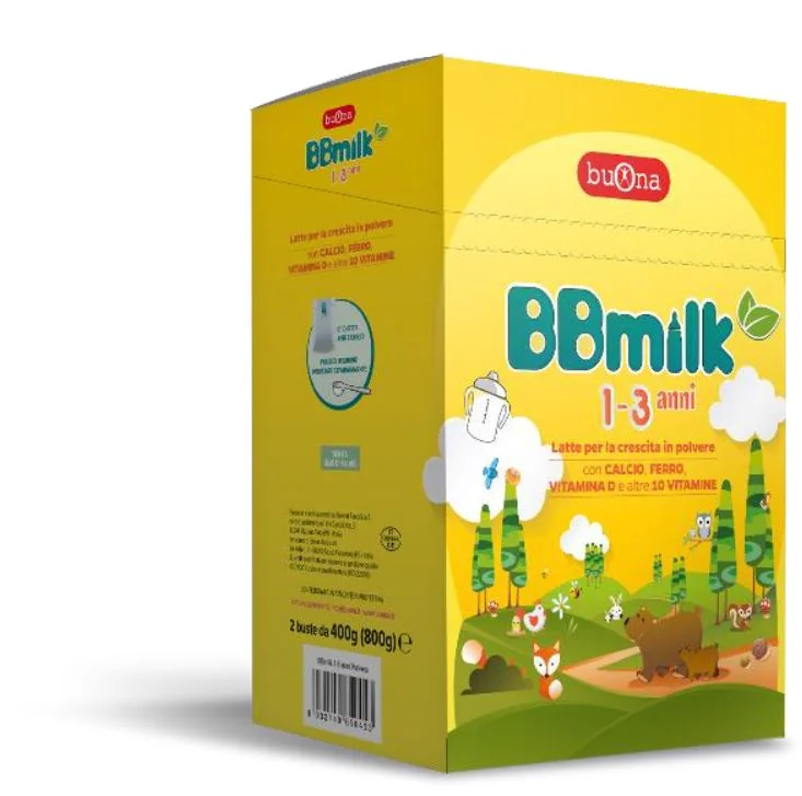 BBMILK 1-3 POLVERE 2 BUSTE 400 G