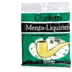 SELLA CONFETTI MENTA-LIQUIRIZIA IN BUSTA 25 CARAMELLE