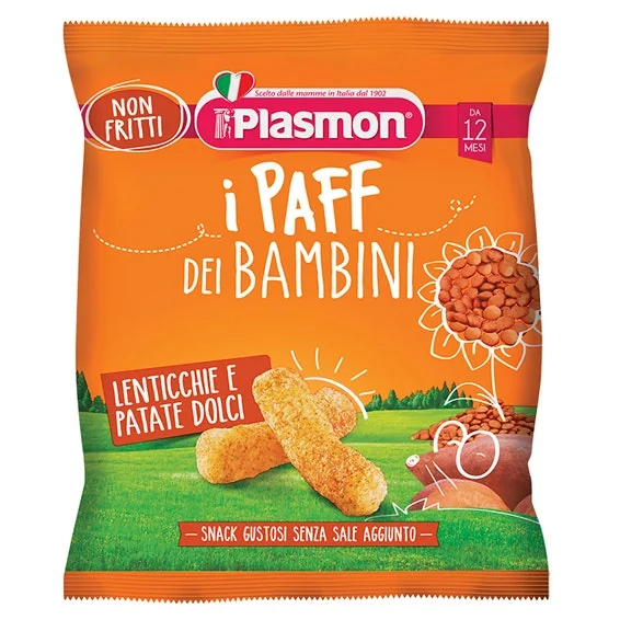 PLASMON PAFF LENTICCHIE E PATATE DOLCI 15 G