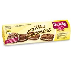 SCHAR MINI SORRISI BISCOTTI SENZA GLUTINE AL CACAO CON CREMA AL LATTE 100 G