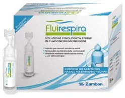 FLUIRESPIRA SOLUZIONE FISIOLOGICA 30 FLACONCINI MONODOSE