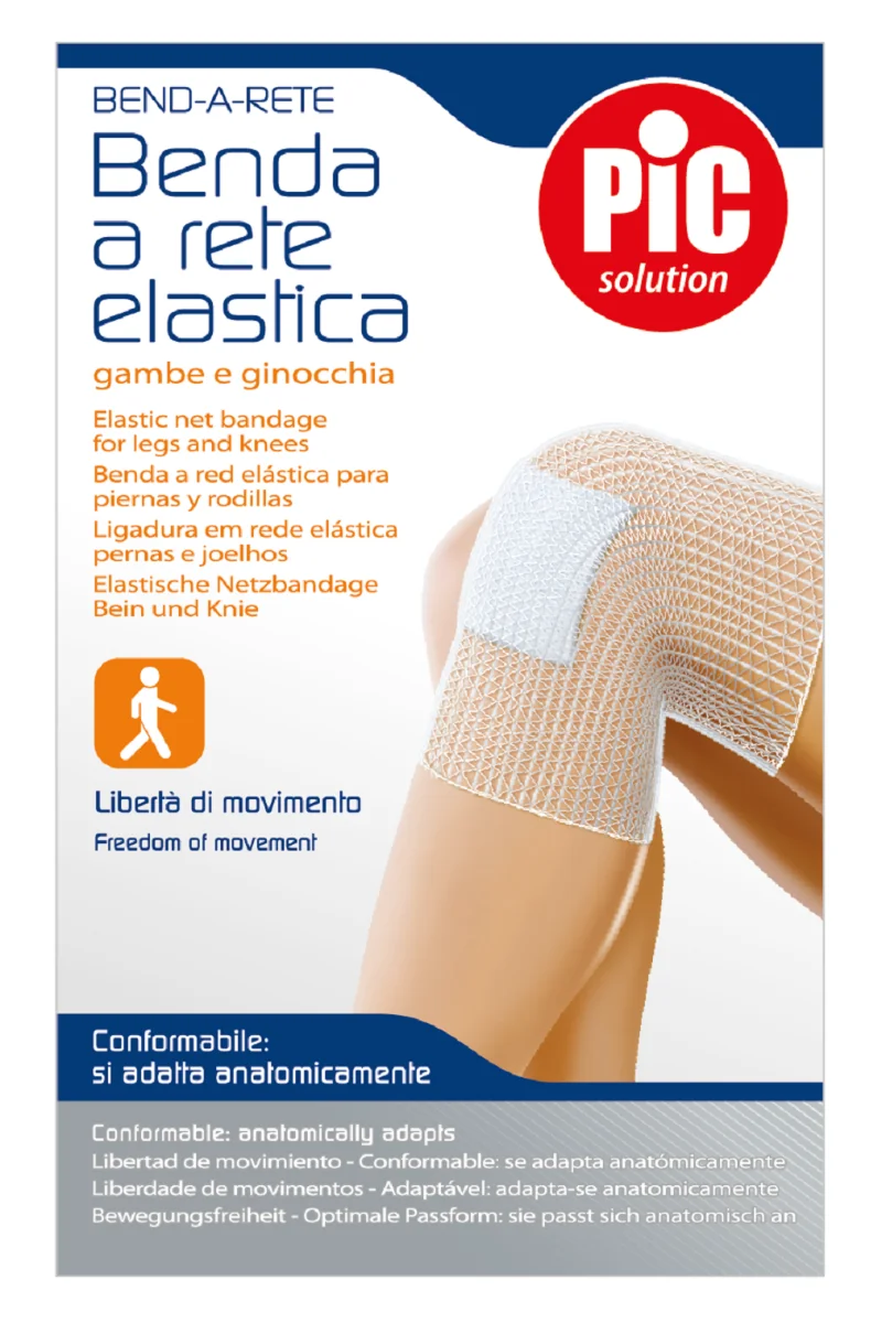 PIC BENDE A RETE ELASTICA GAMBE E GINOCCHIO CALIBRO 4 LUNGHEZZA 3 M