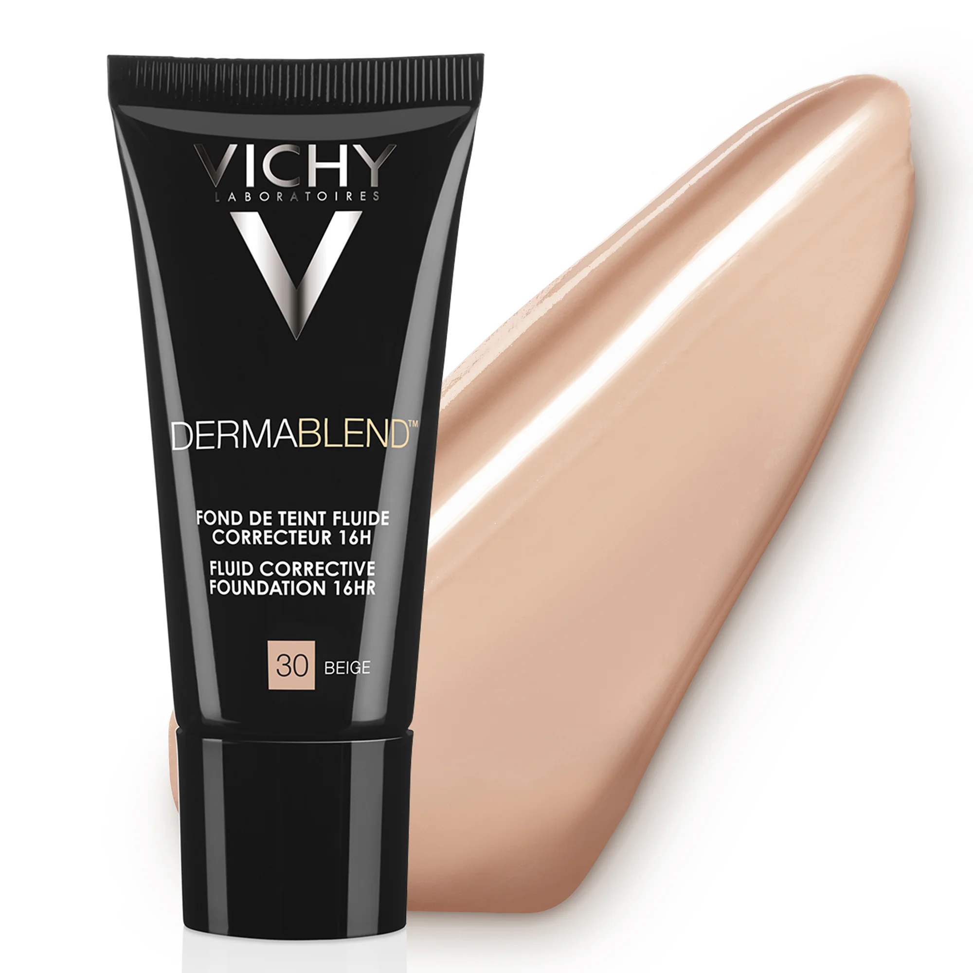 Vichy Dermablend Fondotinta Fluido Coprente Tonalità 30 30 ml Pelle Grassa con imperfezioni