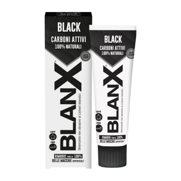 BLANX BLACK DENTIFRICIO NERO AI CARBONI ATTIVI 75 ML