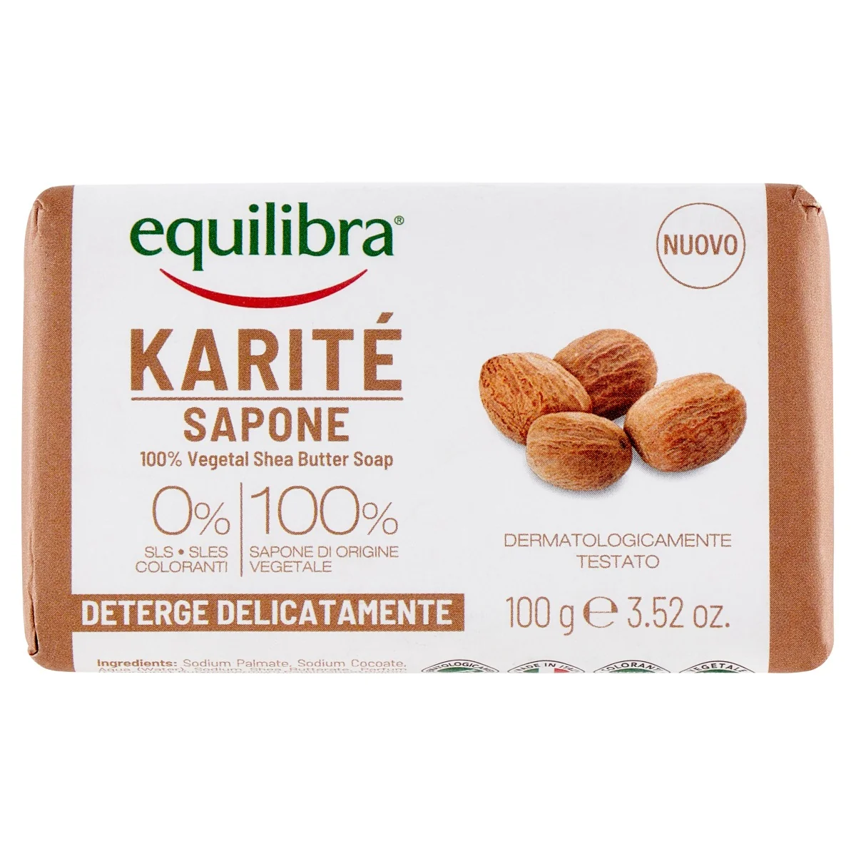 EQUILIBRA SAPONE NATURALE KARITE' 100ML