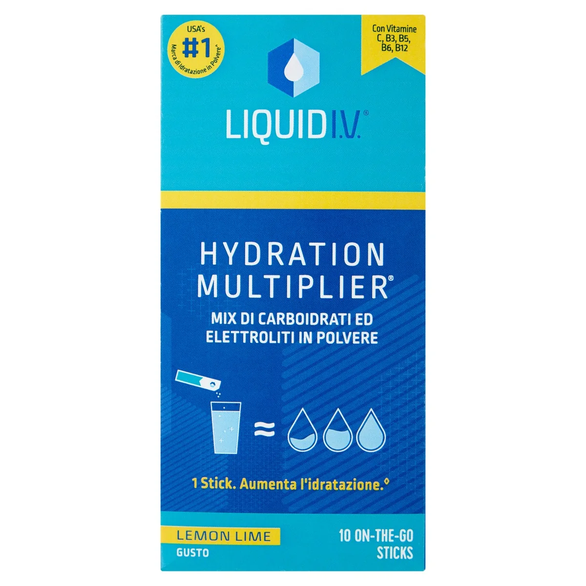 LIQUID I.V. HYDRATION MULTIPLIER LIMONE 10 STICK