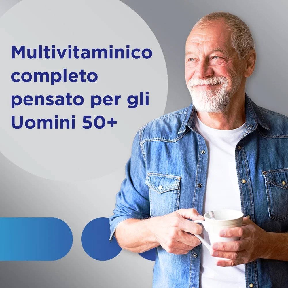 Multicentrum Uomo 50+ 60 Compresse Multivitaminico