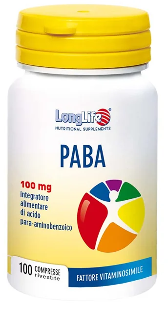 LONGLIFE PABA 100 INTEGRATORE 100 COMPRESSE