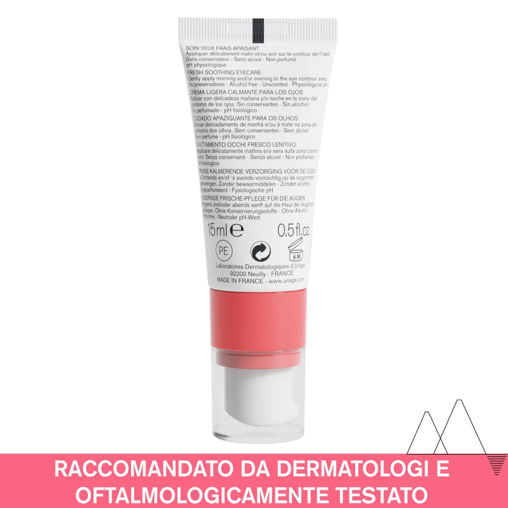 Uriage Tolederm Control Trattamento Lenitivo Contorno Occhi 15 ml 