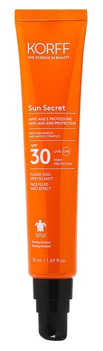 KORFF SUN SECRET FLUIDO VISO EFFETTO MATT SFP30 50 ML