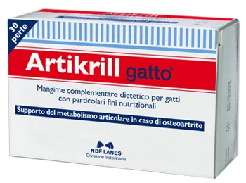 NBF LANES ARTIKRILL INTEGRATORE ARTICOLARE GATTO 30 PERLE