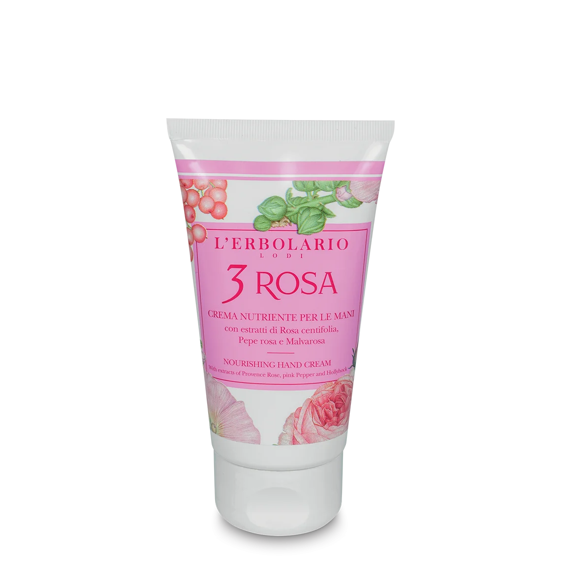 L'ERBOLARIO 3 ROSA CREMA MANI NUTRIENTE 75 ML EDIZIONE LIMITATA