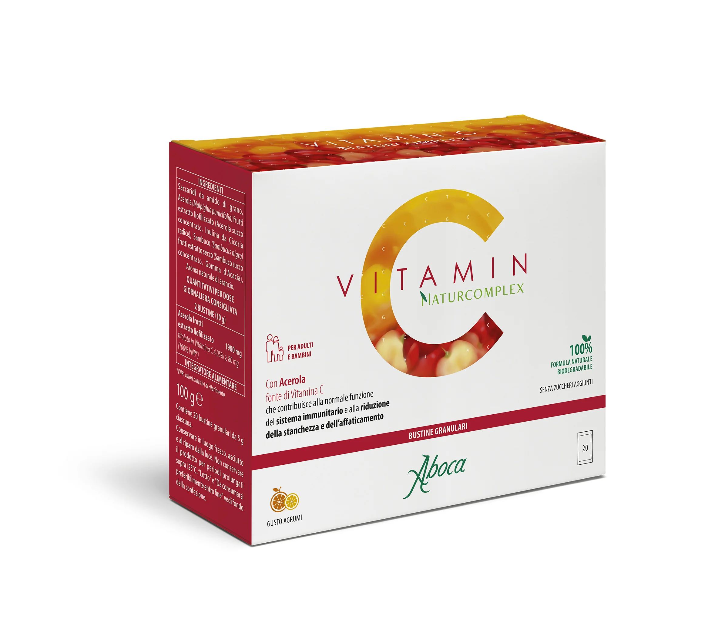 ABOCA VITAMIN C NATURCOMPLEX 20 BUSTINE OROSOLUBILI