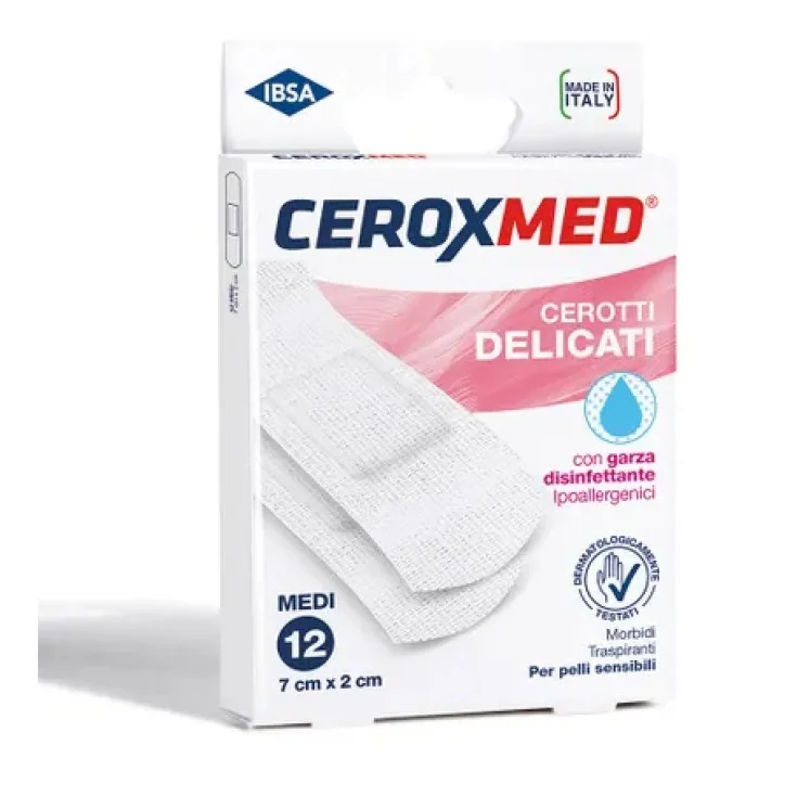 CEROXMED SENSITIVE CEROTTI STERILI MEDI 12 PEZZI