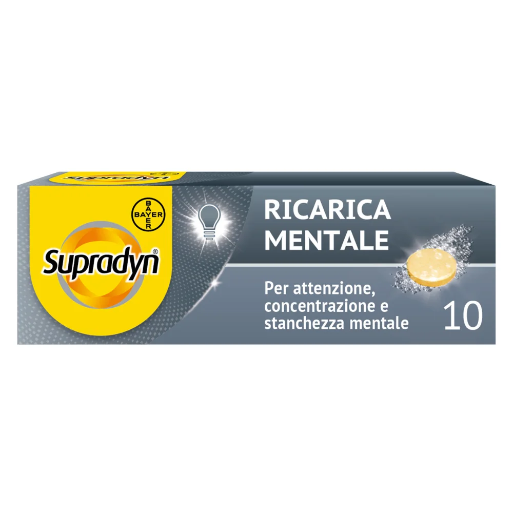 SUPRADYN RICARICA MENTALE 10 COMPRESSE