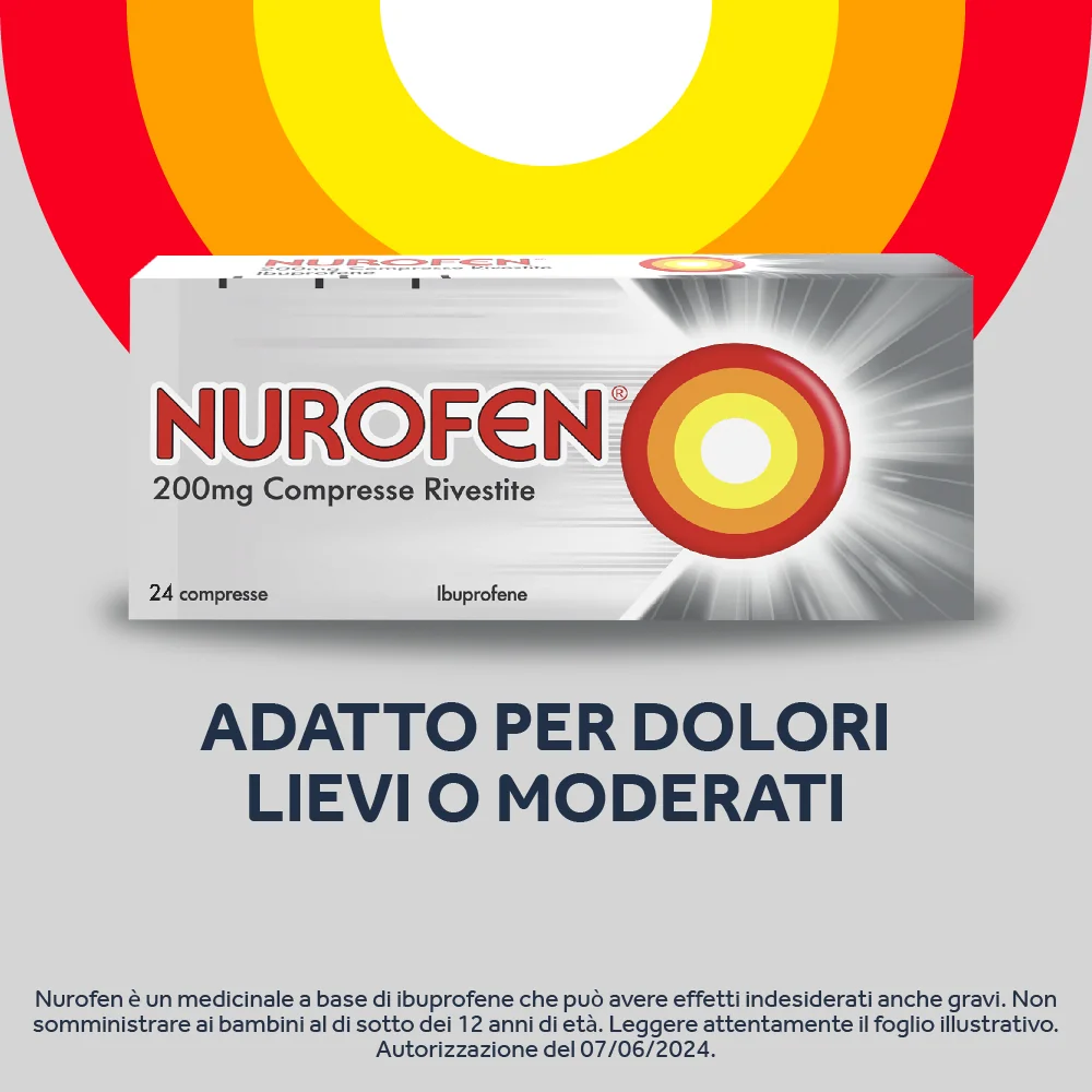 Nurofen 200 mg 24 Compresse Rivestite Antinfiammatorio