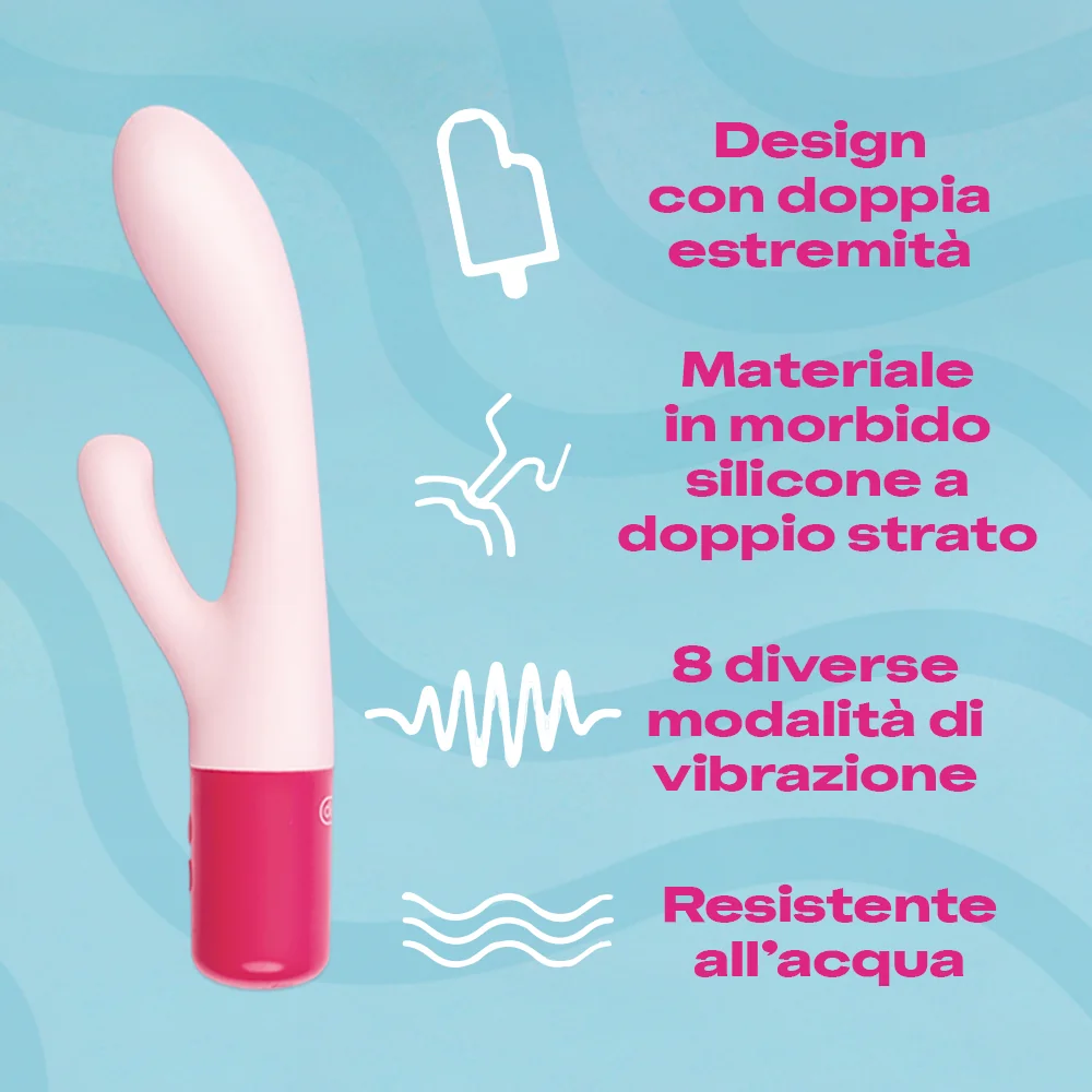 Dual Head Pink Maxi Fun Vibratore