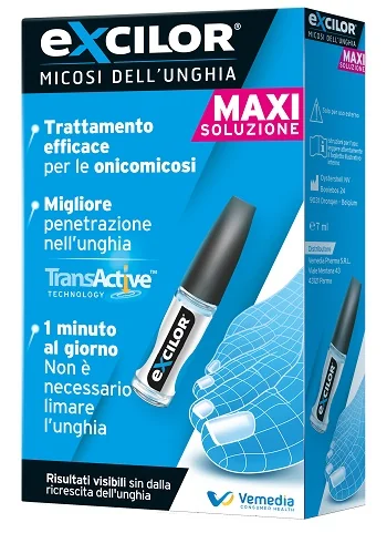 EXCILOR MICOSI DELL'UNGHIA MAXI SOLUZIONE UNGUEALE TRATTAMENTO ONICOMICOSI 7 ML