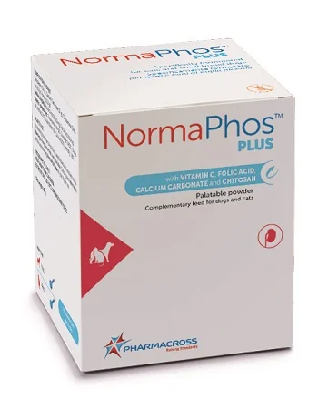 PHARMACROSS NORMAPHOS PLUS POLVERE INTEGRATORE PER ANIMALI 45 G