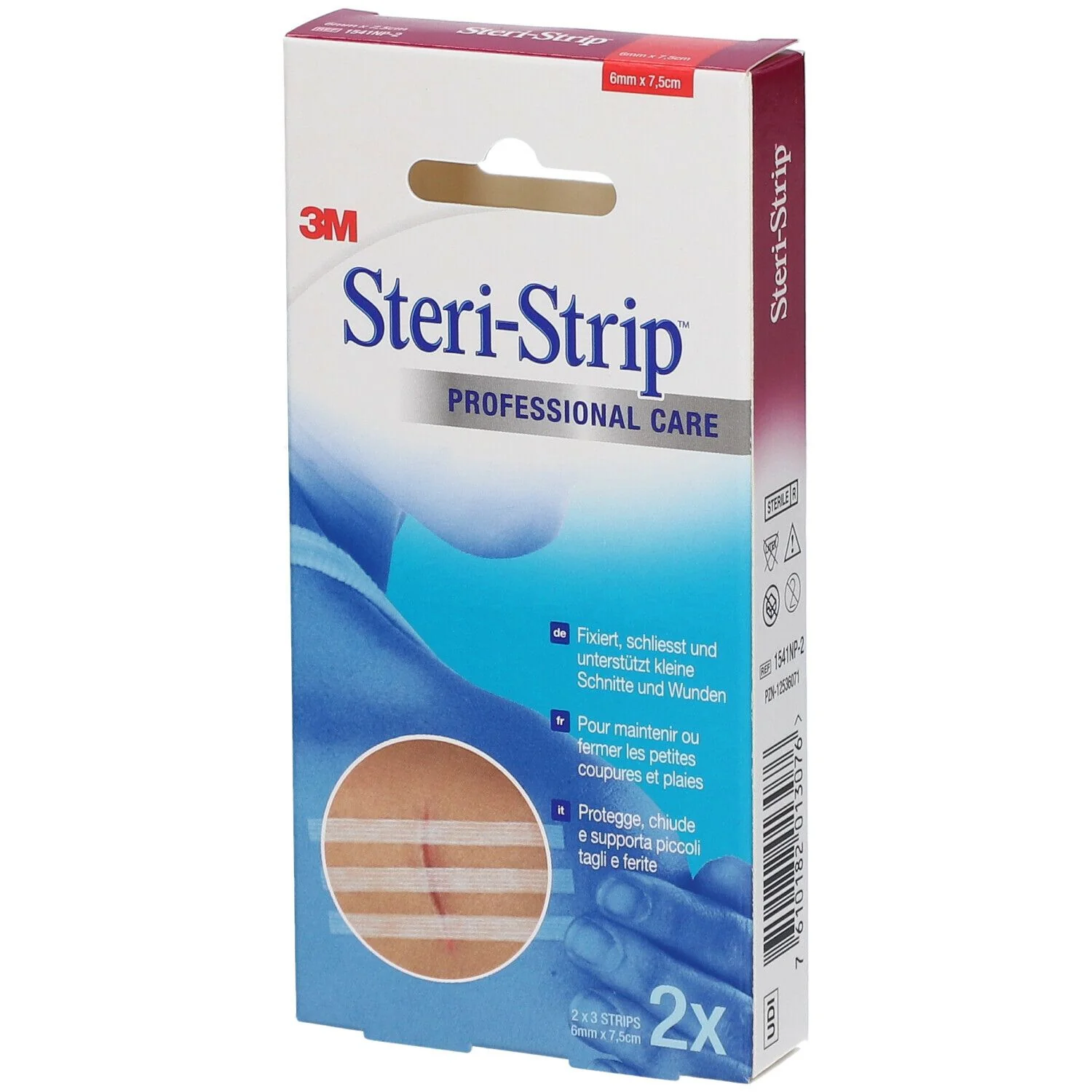 3M STERISTRIP CEROTTO STERILE PER SUTURA PICCOLE FERITE 6X75 MM 6 PEZZI