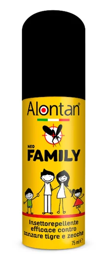 ALONTAN SPRAY REPELLENTE CONTRO ZECCHE E ZANZARE TIGRE 75 ML