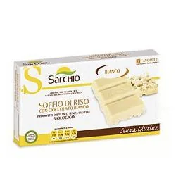 SARCHIO SOFFIO DI RISO CON CIOCCOLATO BIANCO BIOLOGICO SENZA GLUTINE 75 G