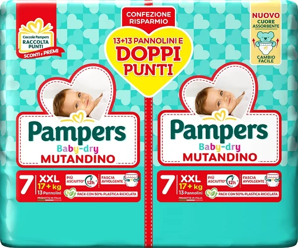 PAMPERS BABY DRY DUO D XXL NF 26