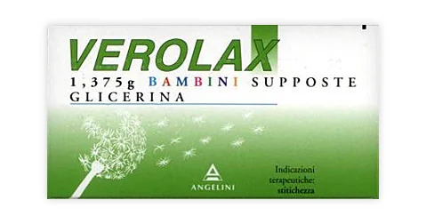 VEROLAX BAMBINI 1,375 GR GLICERINA STITICHEZZA 18 SUPPOSTE