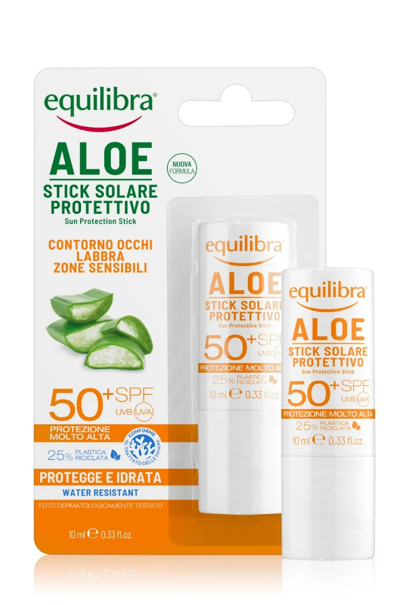 Equilibra Stick Solare Protettivo Spf 50+ 40 g Protezione Zone Sensibili