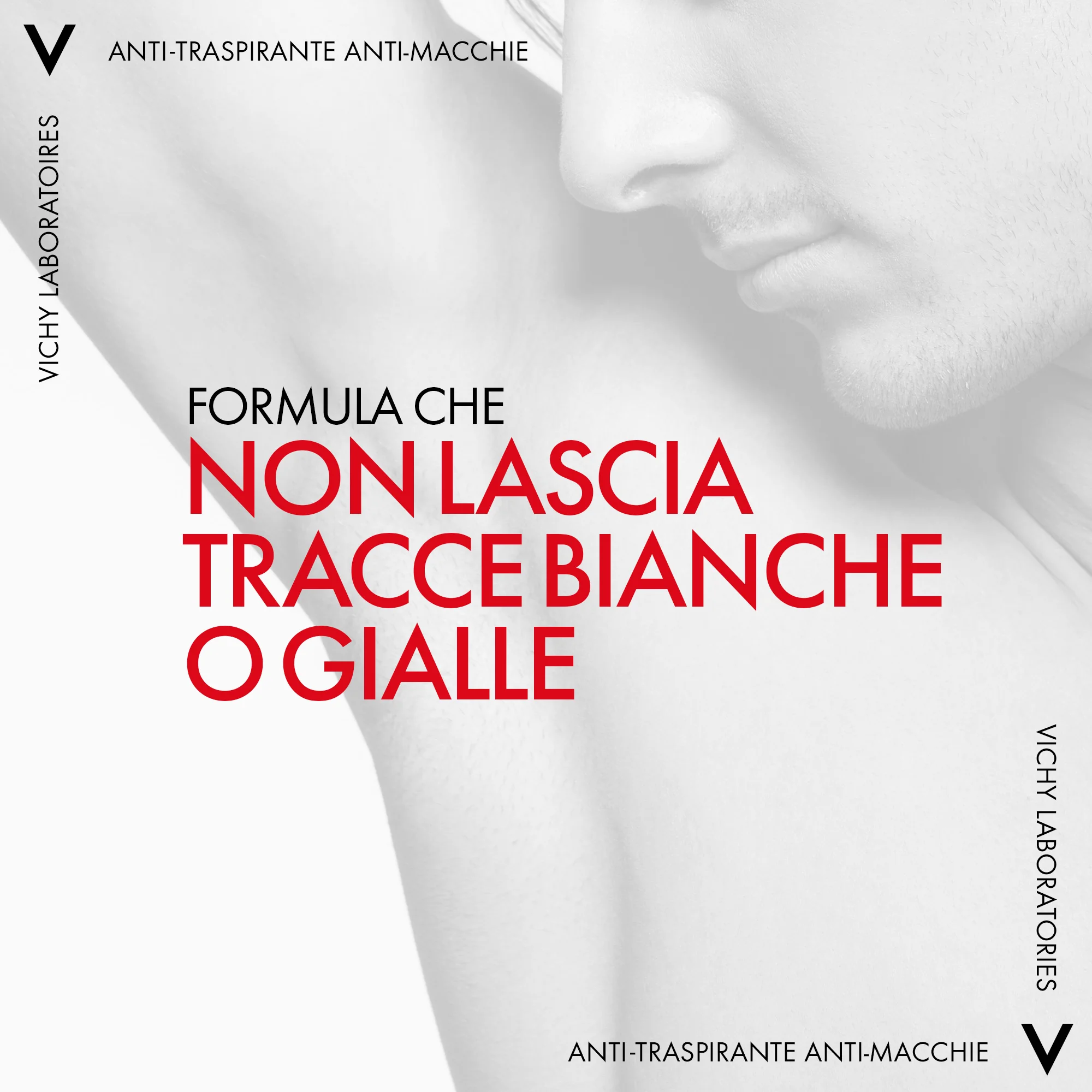 Vichy Homme Deo Anti-Macchie 50 ml Anti Traspirante