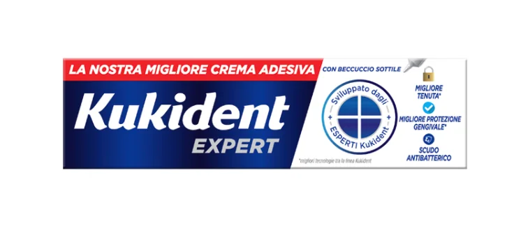 KUKIDENT EXPERT CREMA ADESIVA PER PROTESI DENTALI 40 G