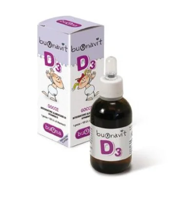 BUONAVIT D3 INTEGRATORE DI VITAMINA D PER OSSA BAMBINI GOCCE 12 ML