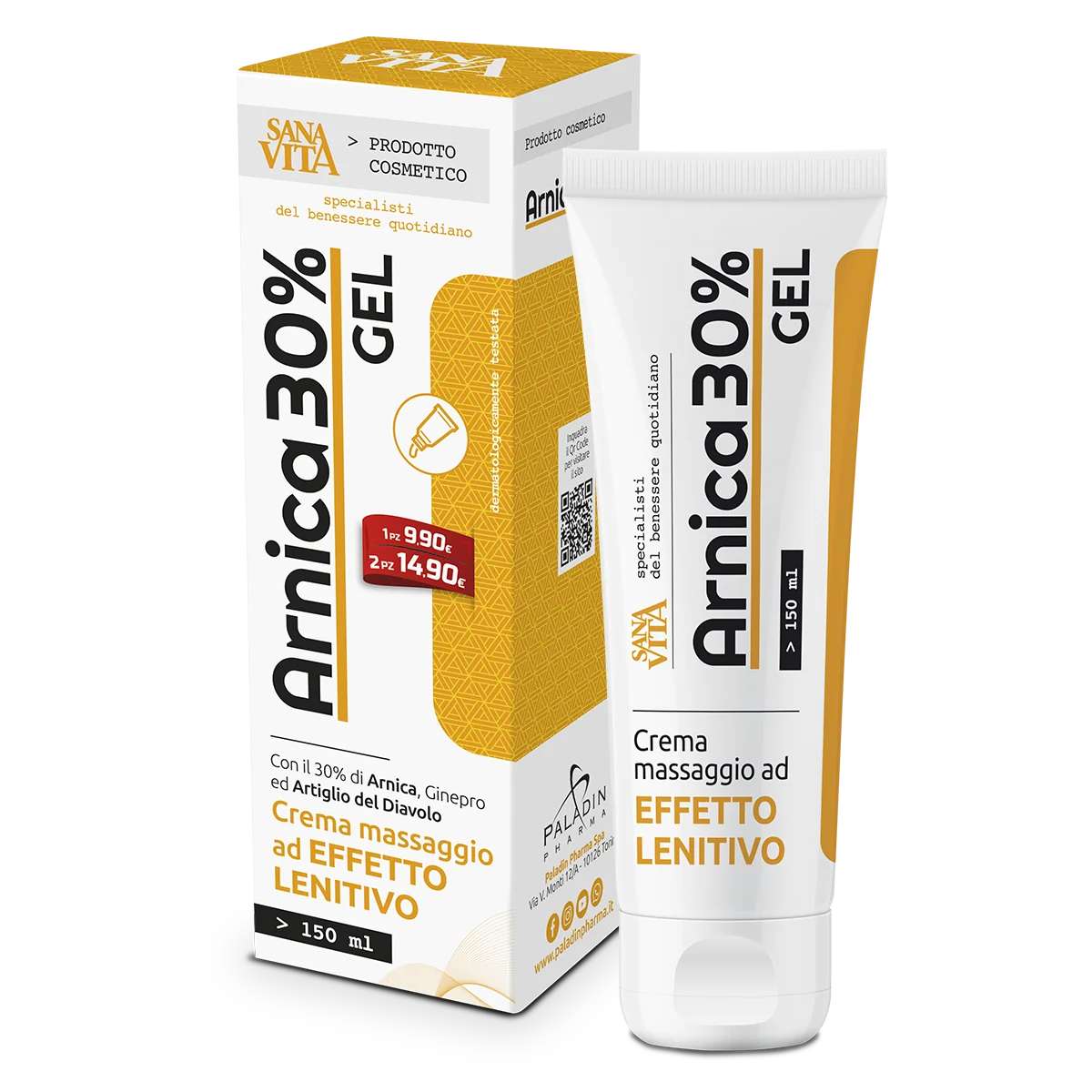 SANAVITA ARNICA GEL 30% 150ML