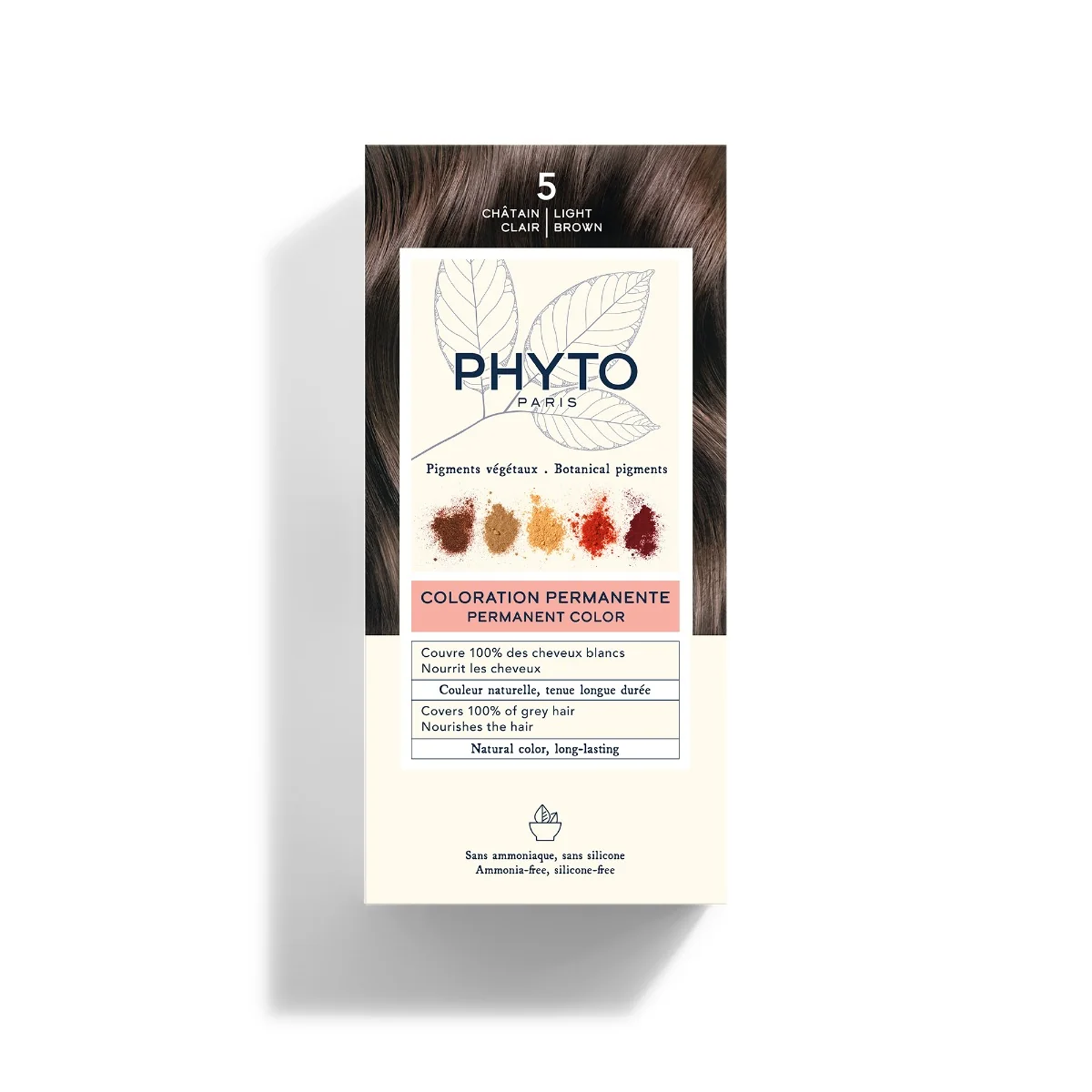 PHYTO PHYTOCOLOR 5 CASTANO CHIARO COLORAZIONE PERMANENTE SENZA AMMONIACA