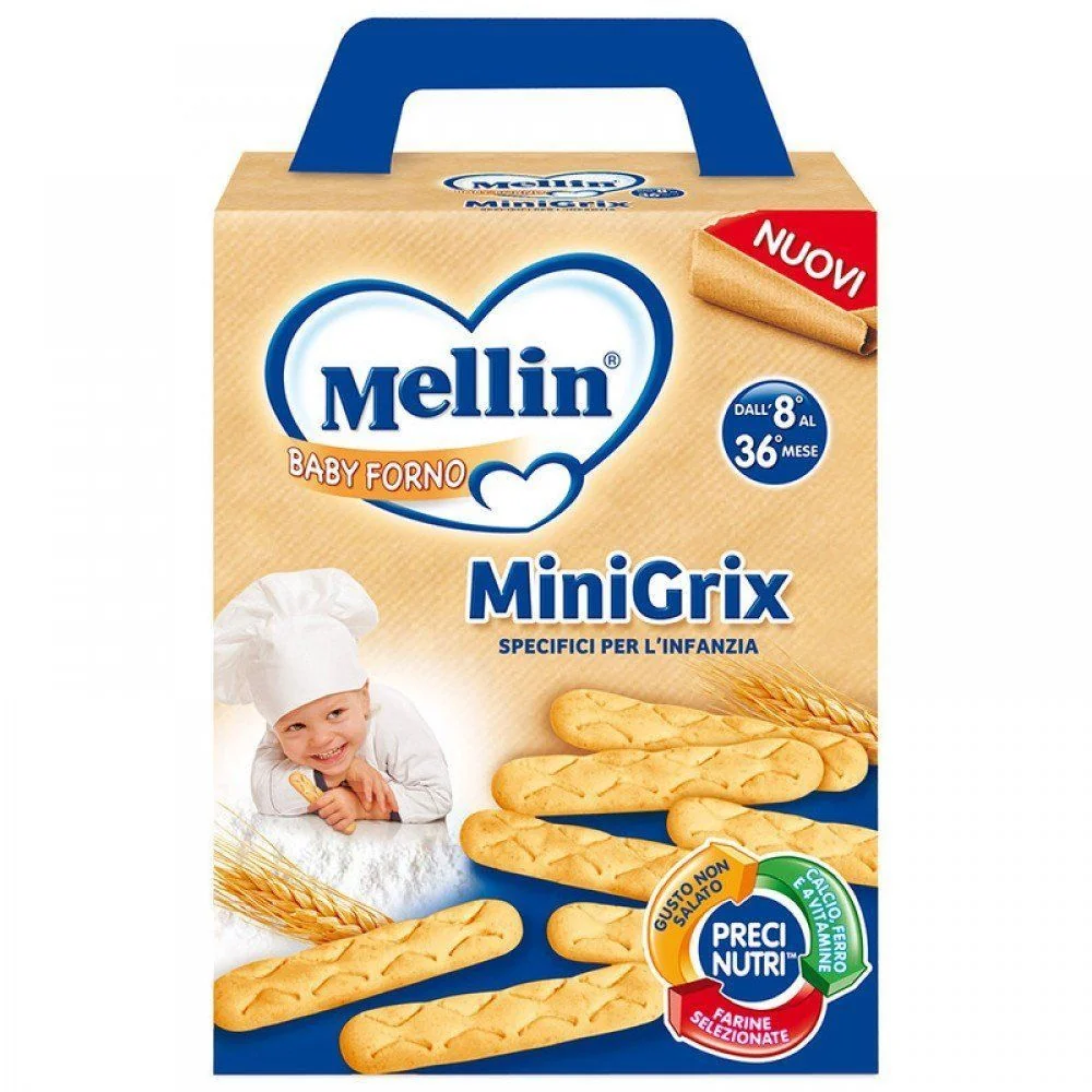 MELLIN BABY FORNO MINIGRIX MERENDE E BISCOTTI 180 G