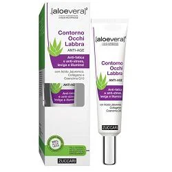 ZUCCARI ALOEVERA 2 CREMA CONTORNI OCCHI LABBRA ANTIRUGHE 18 ML