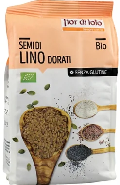 FIOR DI LOTO SEMI DI LINO DORATI BIOLOGICI 400 G