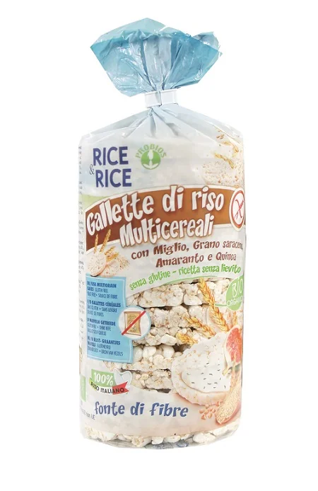 RICE&RICE GALLETTE DI RISO MULTICEREALI BIOLOGICO SENZA GLUTINE 100 G